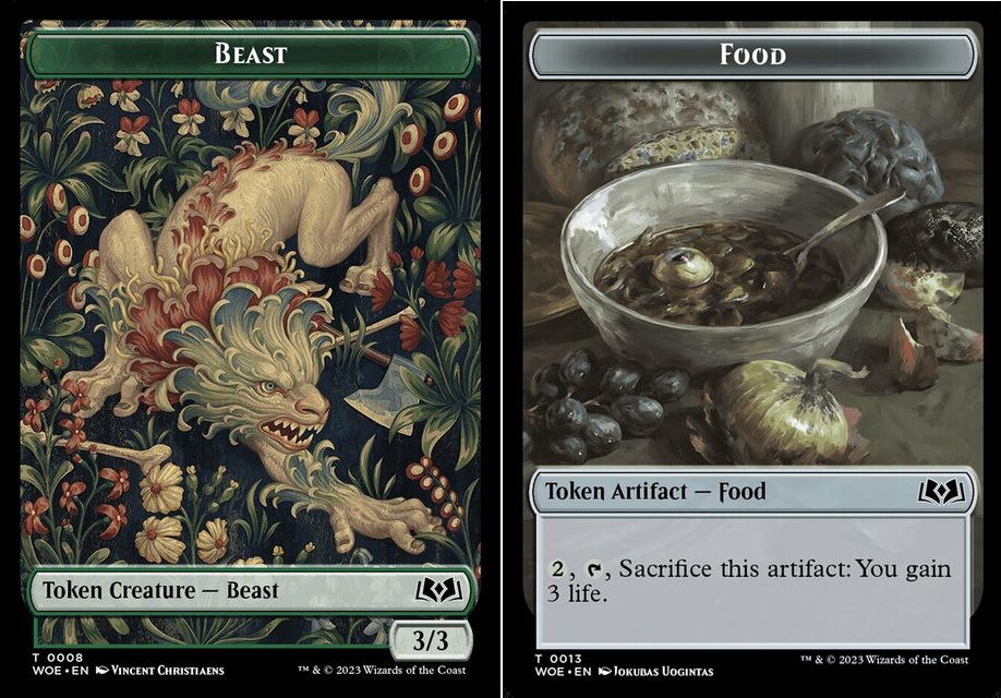 Beast Token // Food Token (013) - Foil
